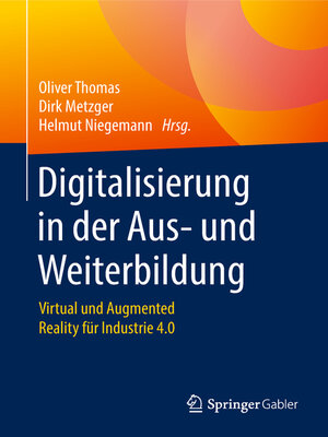cover image of Digitalisierung in der Aus- und Weiterbildung